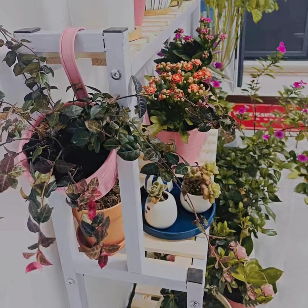 Ceramic Plant Saucer Pot Tray 10 Inch, Blue Planter Saucers 5 7 9 10 12 Inch for Indoors Outdoor, Flower Pot Saucers for Holding Water Drips and Soil