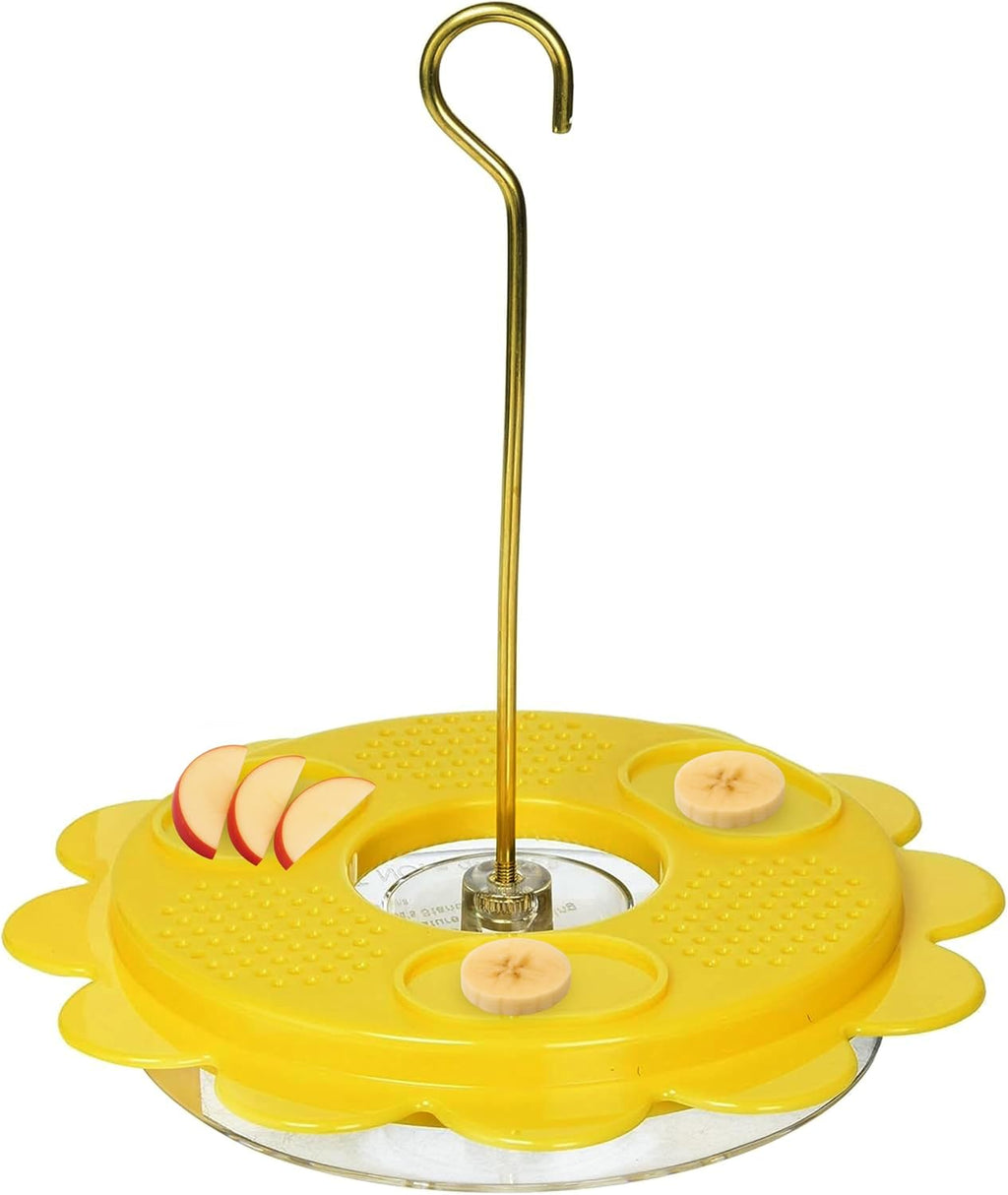 Birds Choice Butterfly Feeder with 12 oz Nectar Capacity and Fruit Trays + Butterfly Nectar 7.5 oz Resealable Pouch (Makes Up to 6 Cups)