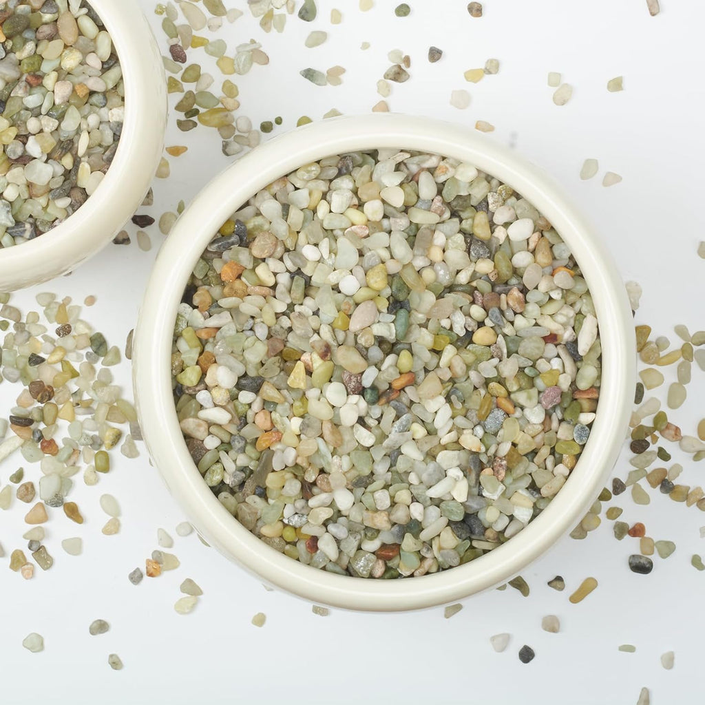 10 LBS Natural Decorative Jade Stones – Ideal for Plants, Succulents, Aquariums, Vases, and Garden Pots. 1/5 Inch Natural Stones Enhance Drainage and Soil Moisture Balance (Jade, 10 Pounds)