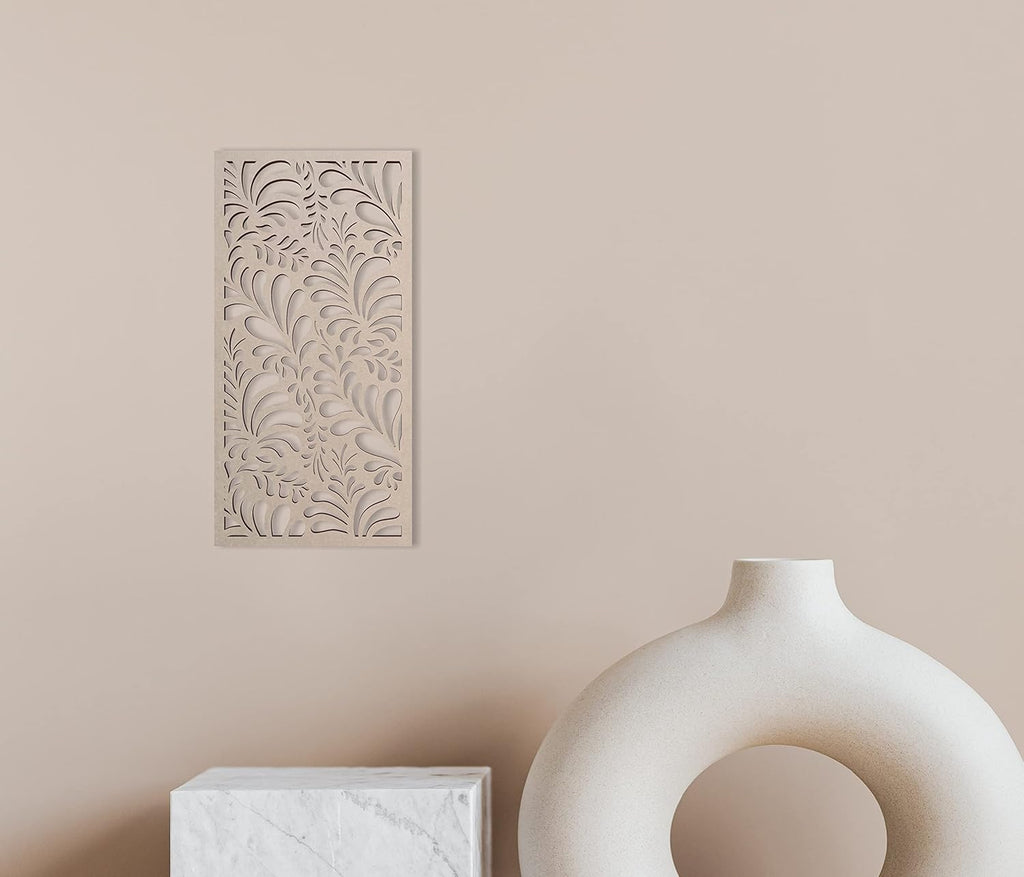 Jess and Jessica Wooden Flower Pattern Lattice - Home Decor Mandala Wall Art, Wall Panels, Overlays, Trellis, Privacy Screens & Yard Decor