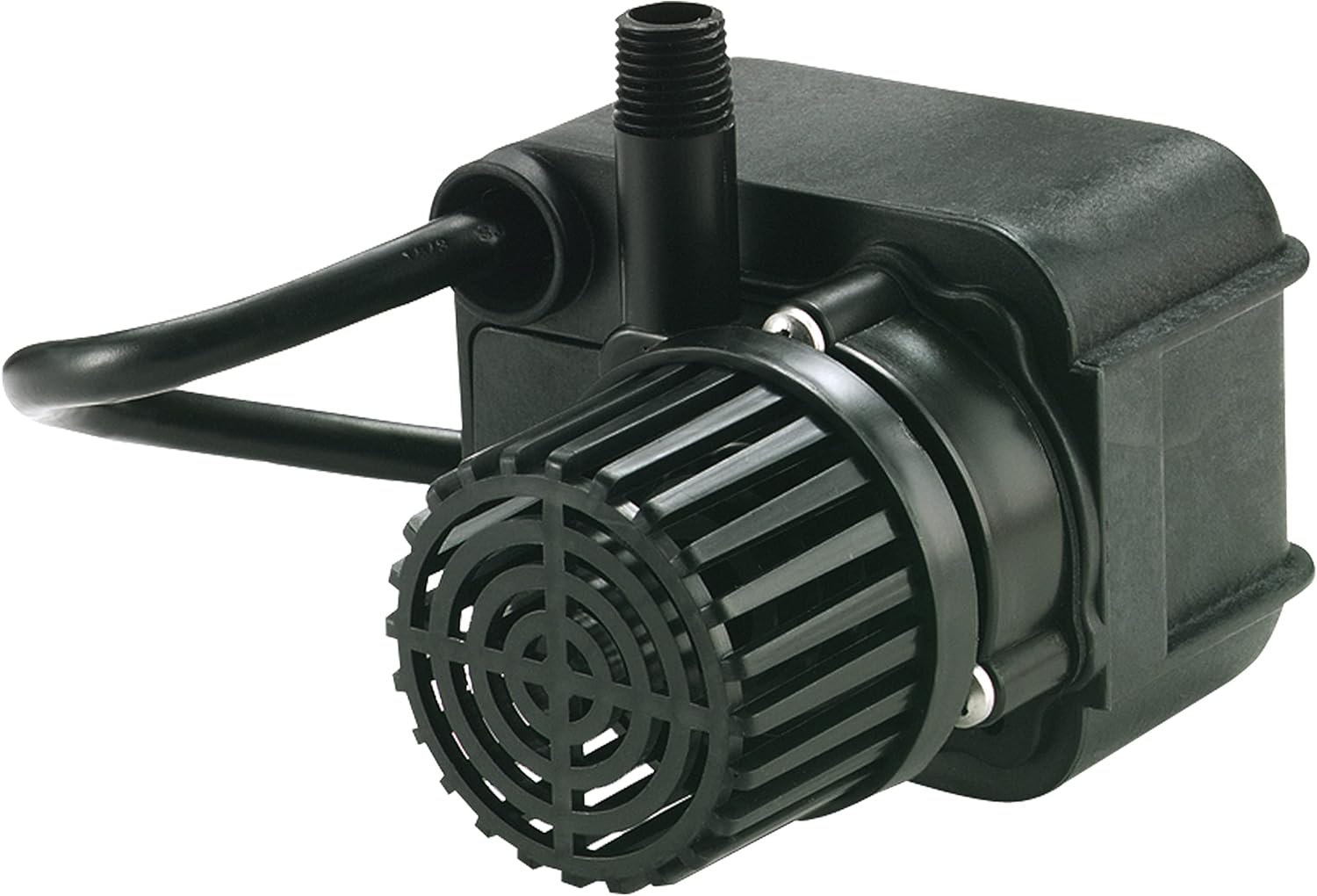 Little Giant PE-1F-PW 115 Volt, 1/125 HP, 170 GPH Submersible Direct Drive Fountain Pump with 15-Ft. Cord, Black, 566608