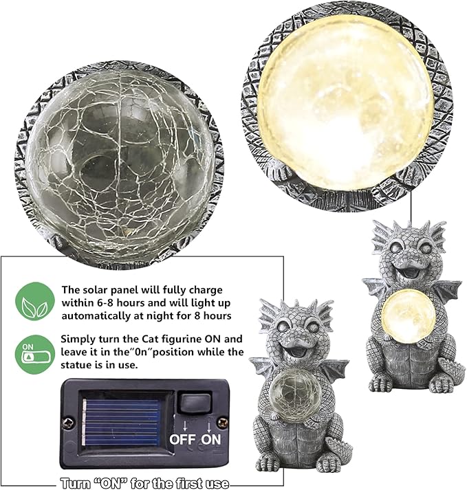 Garden Decor Solar Statues for Mom Grandma Birthdays for Women Sister Wife Lady - Front Patio Balcony Yard Art Lawn Ornaments Porch Outdoor Outside Decorations