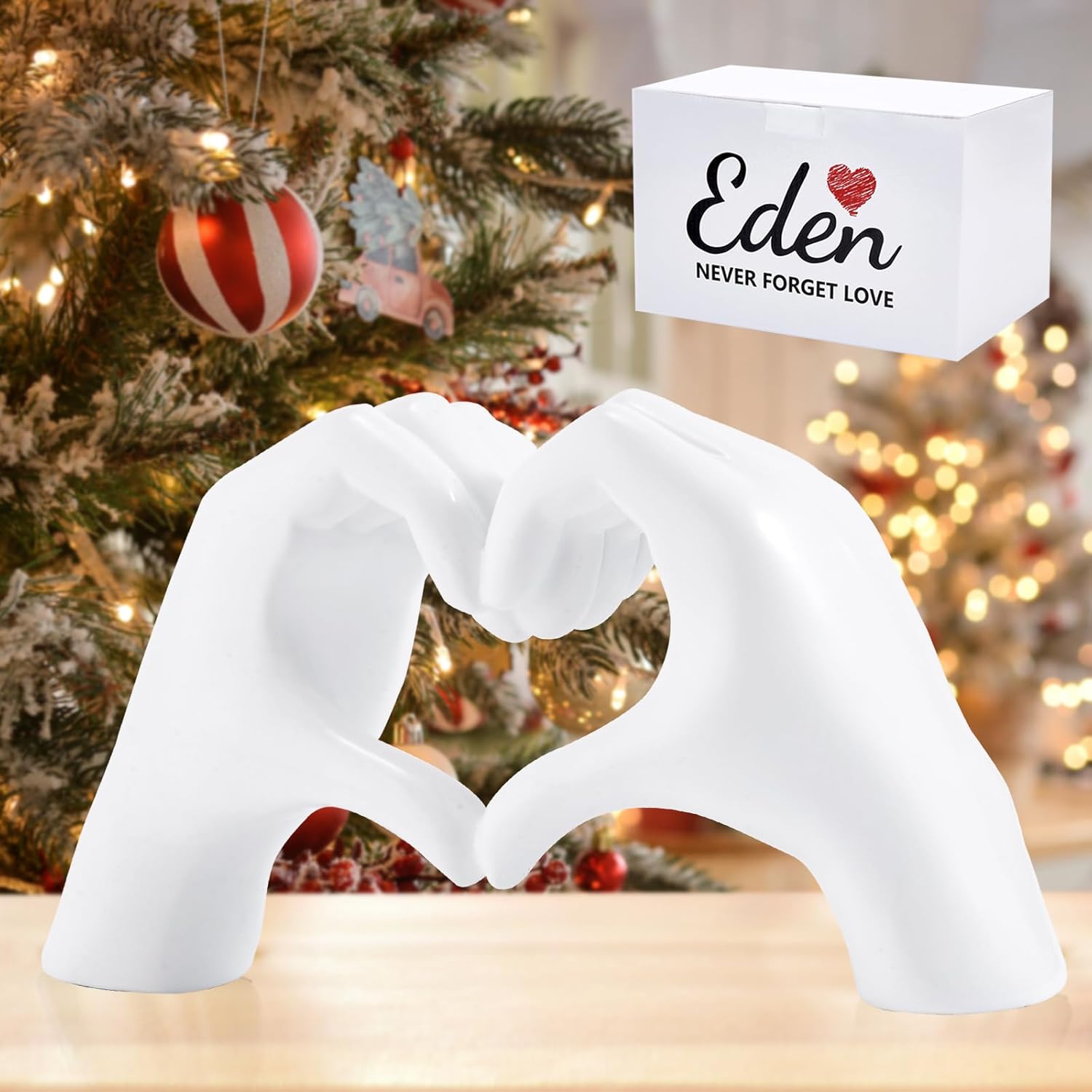 White Decor for Living Room Bedroom Bookshelf Coffe Table, Personalized Finger Home Accents, Modern Art Aesthetic Statues, Resin Sculpture for Reading Decor