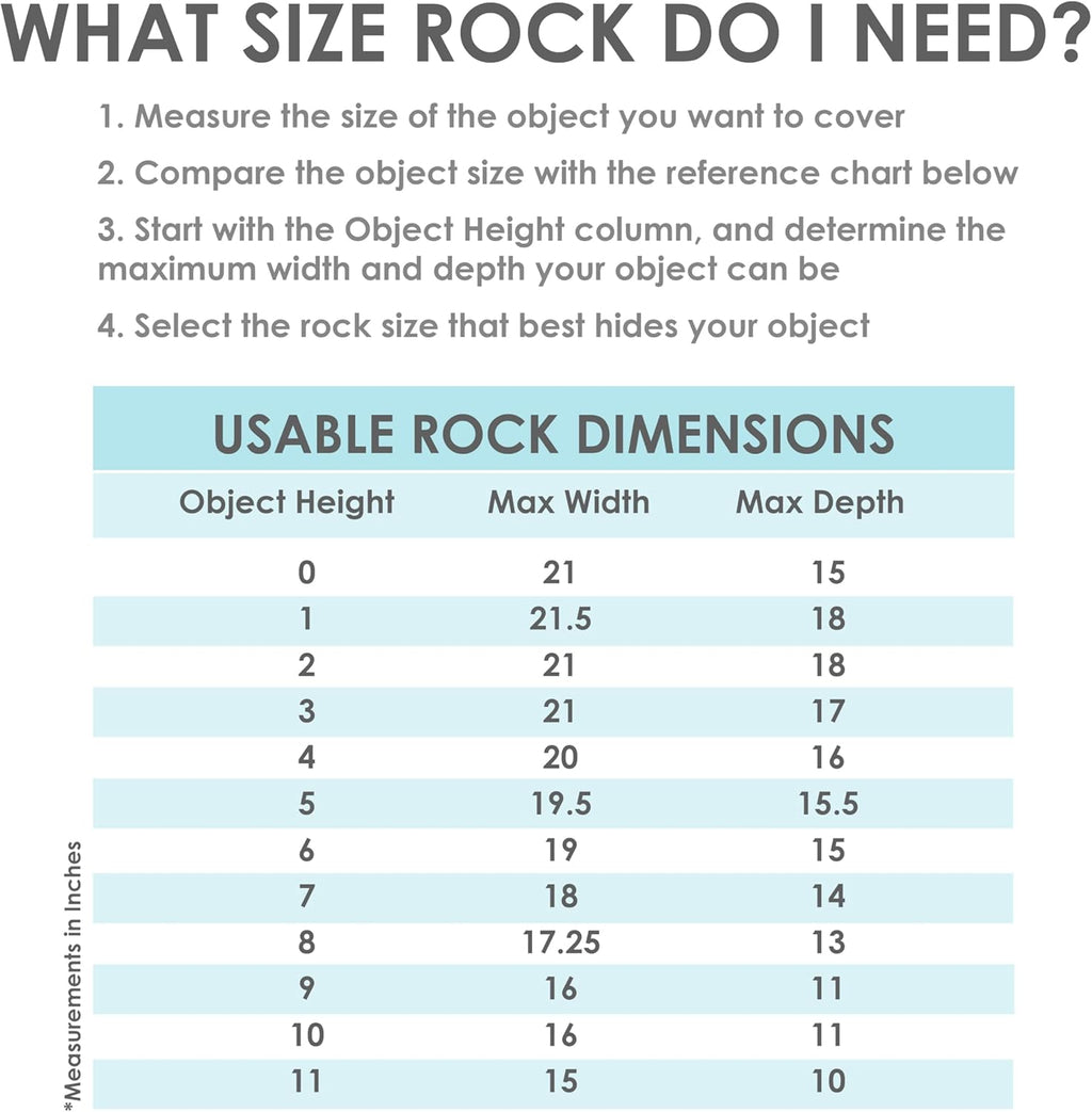 Sunnydaze 14” H Polyresin Faux Landscape Rock Cover - Lightweight Fake Rock Well Pump Cover for Outside - Brown - 2-Pack