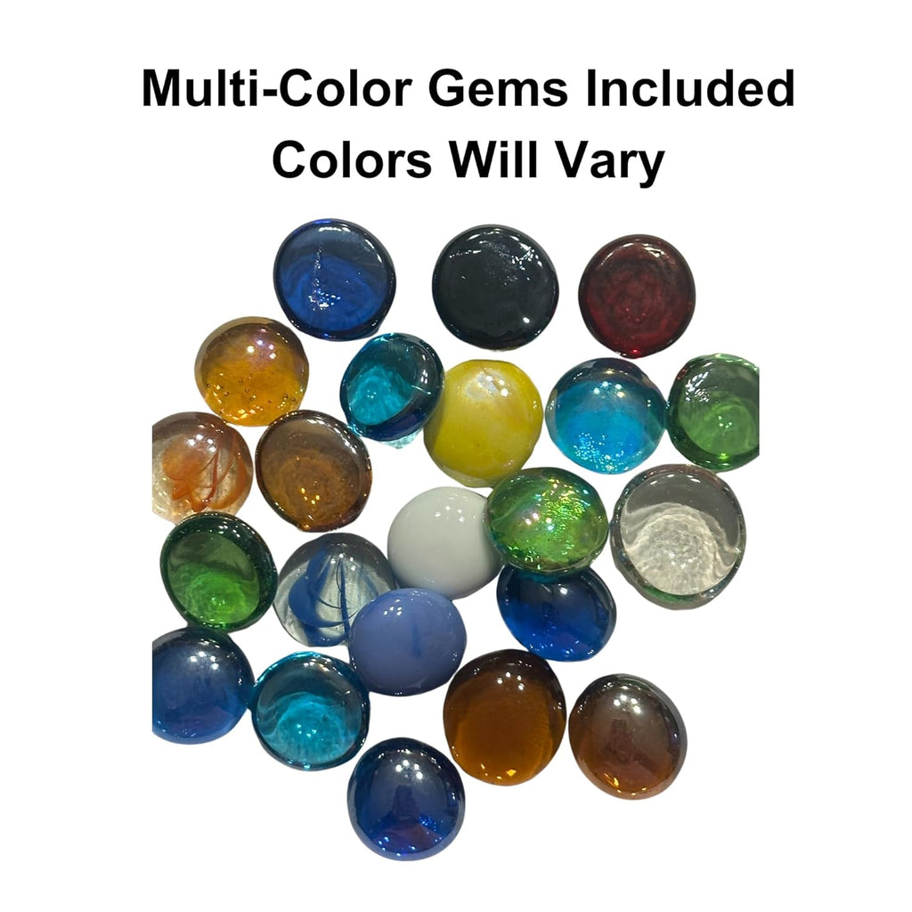 DIY Stepping Stone Kit with Color Pigment, Handprint Stepping Stone, Mother's Day Gift, Footprint Stepping Stone (10 Inch + Stamp Set, Orange)