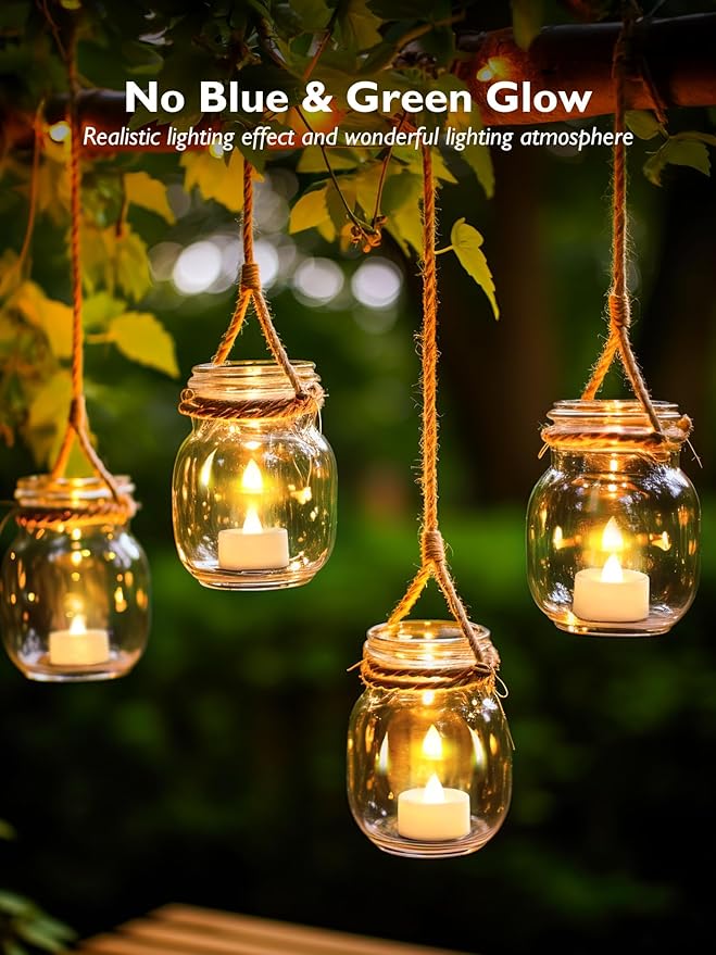 Beichi 100-Pack Flameless LED Tea Light Candles Bulk