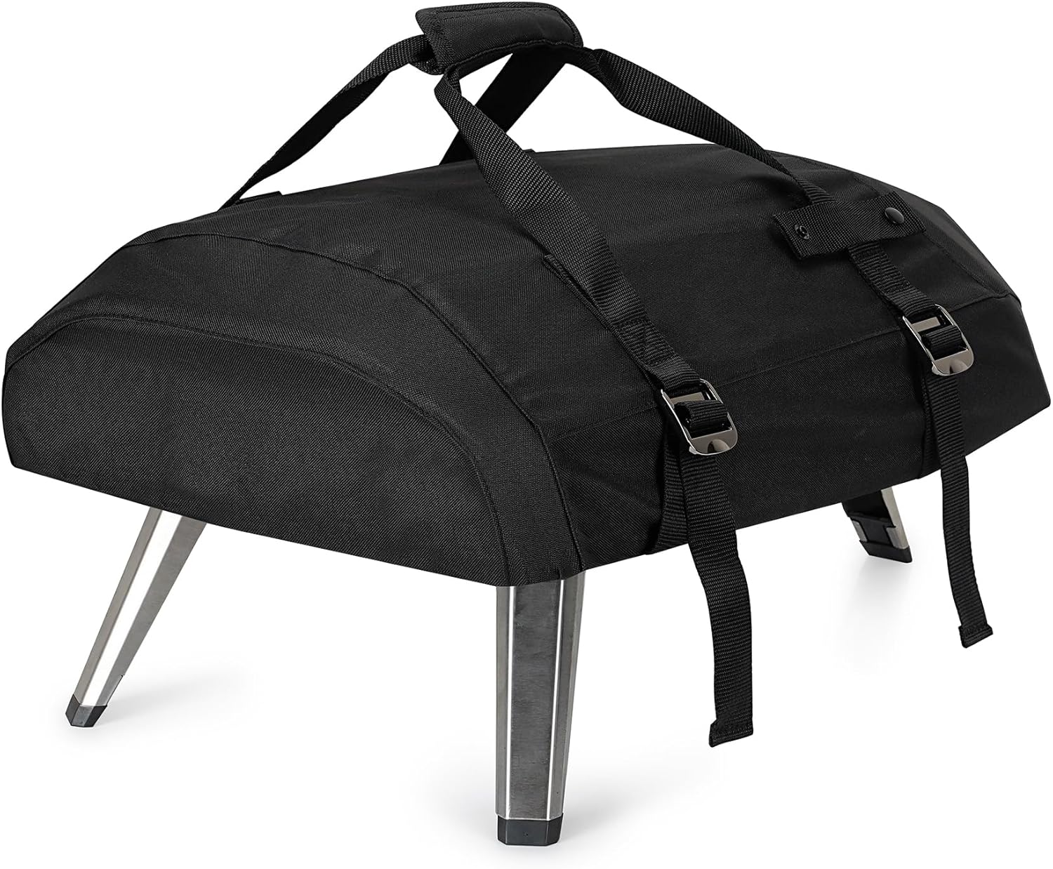 Onlyfire Pizza Oven Cover for Ooni Koda 12, Heavy Duty Waterproof Weather Resistant Dust-Proof Pizza Protective Carry Cover, Black