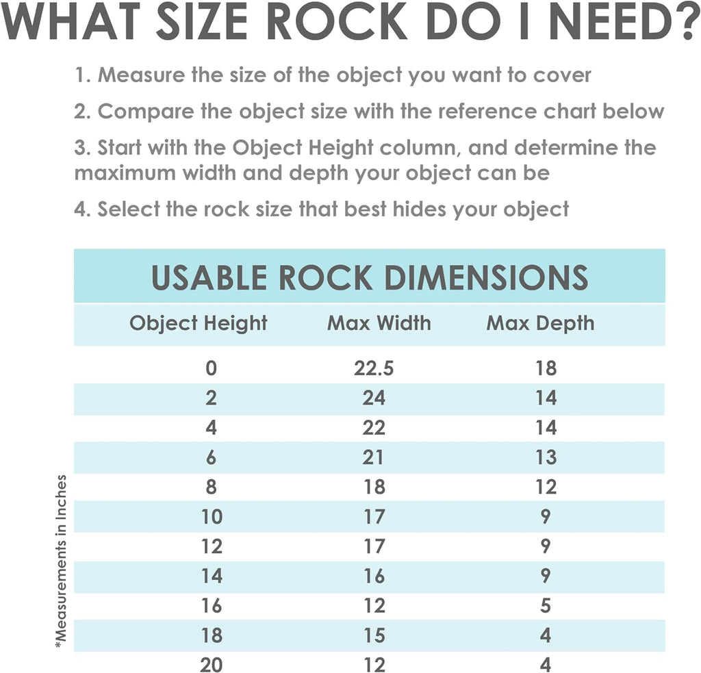 Sunnydaze 21.5” H Polyresin Faux Landscape Rock Cover - Lightweight Fake Rock Well Pump Cover for Outside - Sand