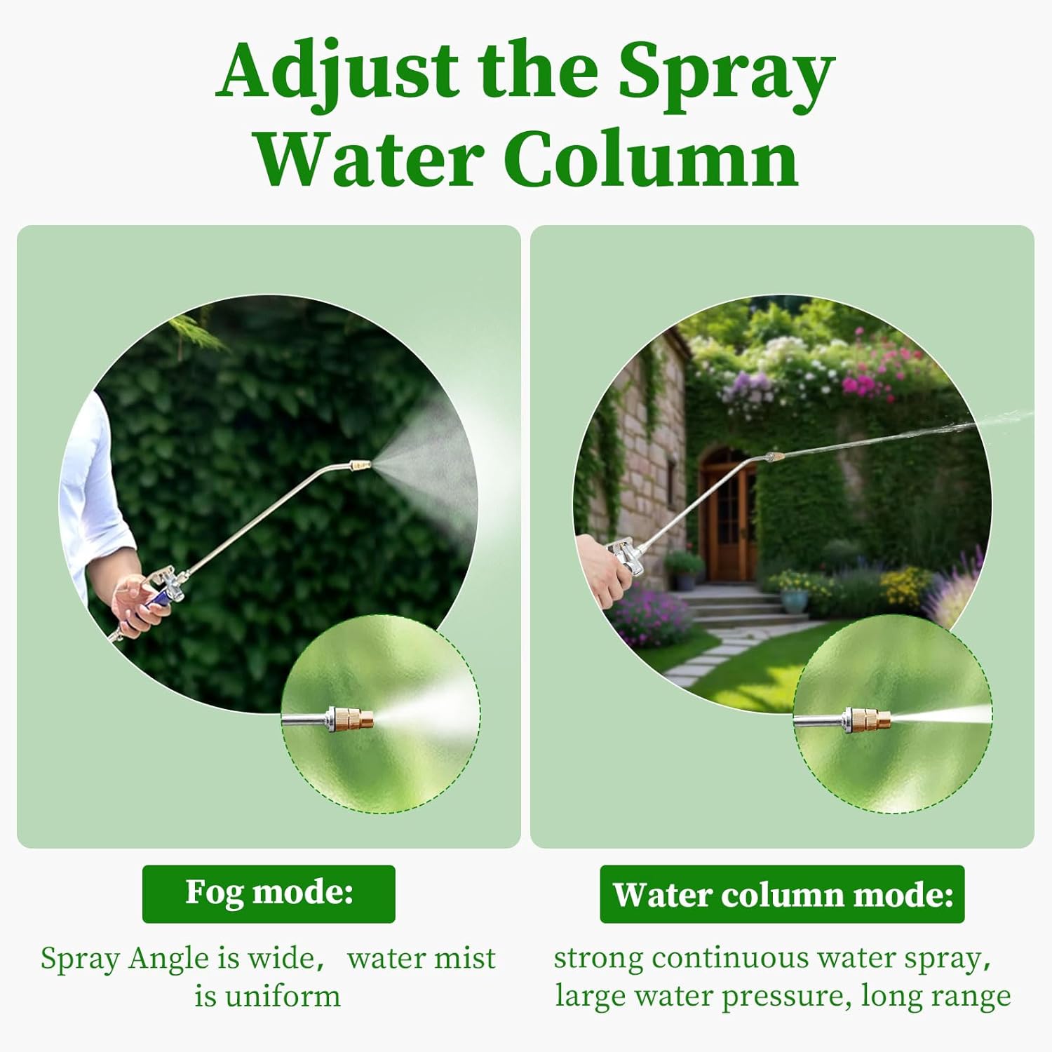 Stainless Steel Sprayer 3 Gallon - Steel Hand-Pump Sprayer, with 3.3-inch Reinforced Hose - Garden Sprayer for Home, Gardening, Ground Cleaning(3Gallon)