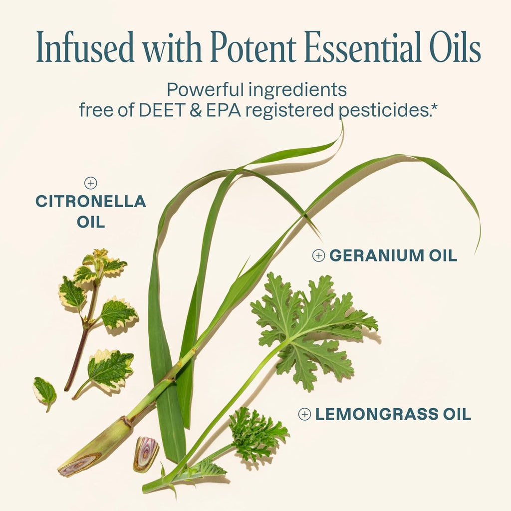 Cliganic 20 Pack Mosquito Repellent Bracelets for Adults & Kids - Natural DEET-Free Bands, Individually Wrapped