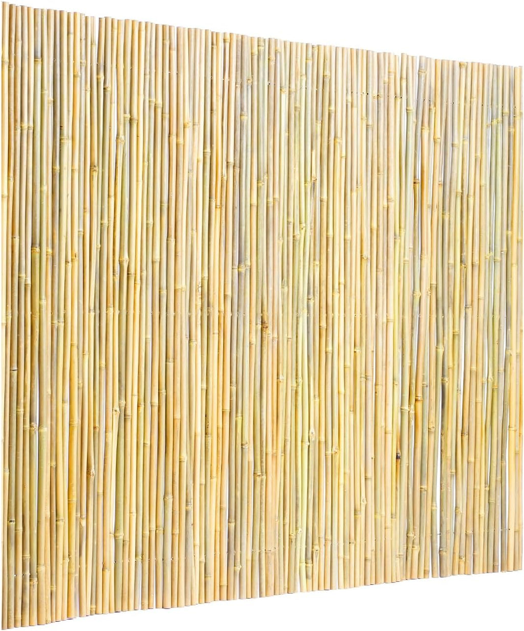 VEVOR Natural Rolled Bamboo Fence, Eco-Friendly Privacy Screen 4 ft H x 8 ft L x 0.75 in D, Decorative Bamboo Fence for Garden, Backyard, Balcony, Patio, Pool Side