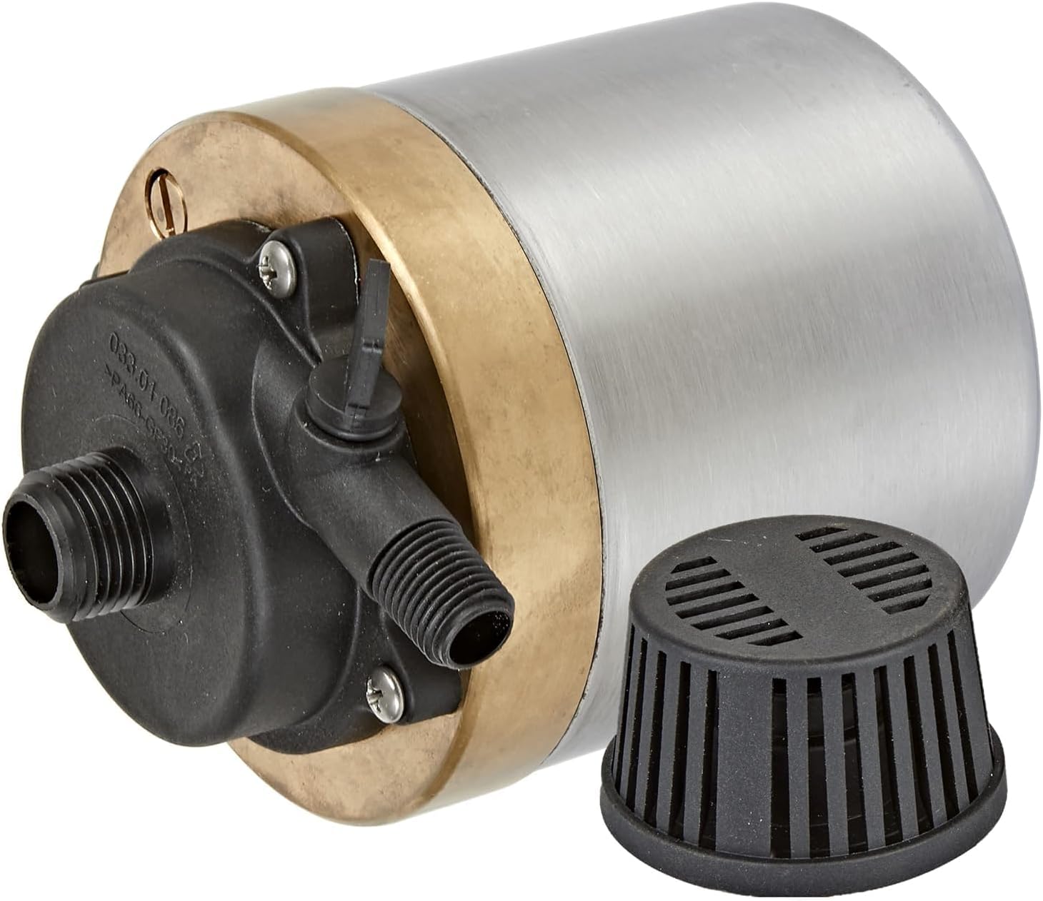 Little Giant S1200PT-20 115 Volt, 920 GPH Oil-less Stainless Steel and Bronze Direct Drive Pump for Fresh or Salt Water Ponds or Fountains, Steel, 517100004