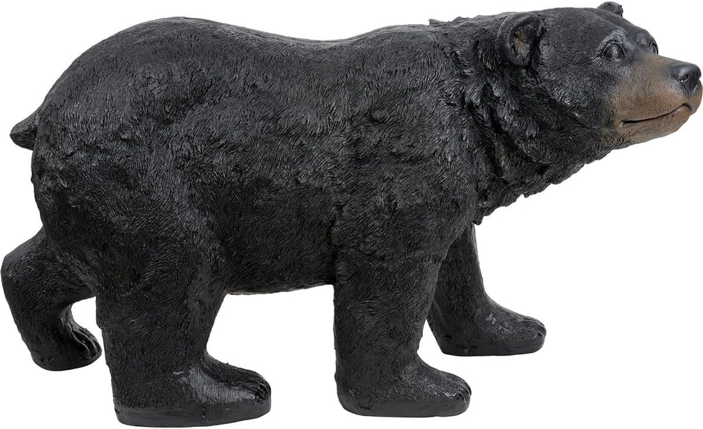 Black Forest Décor Black Bear Stroll Sculpture