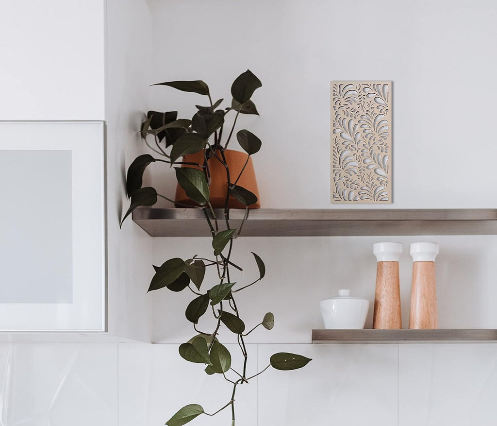 Jess and Jessica Wooden Flower Pattern Lattice - Home Decor Mandala Wall Art, Wall Panels, Overlays, Trellis, Privacy Screens & Yard Decor