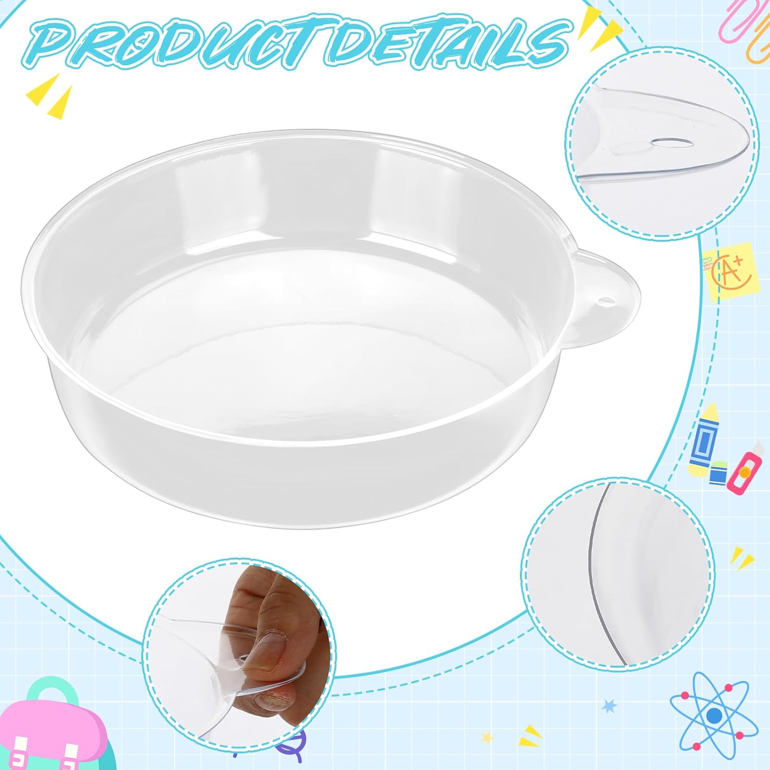 24 Pcs Stepping Stone Kit Includes Round Concrete Mold, Mosaic Tiles and Carving Tools, DIY Craft Handmade Stepping Stone Kit for Kids, Family, Garden Outdoor Decor (No Concrete Mix)