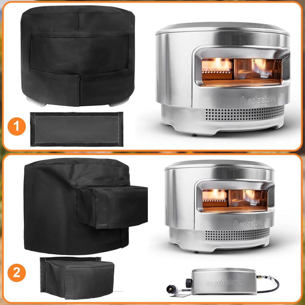 Pizza Oven Cover for Solo Stove Pi Pizza Oven, Solo Stove Pi Shelter, Waterproof Dustproof Pizza Oven Cover, Outdoor Oven Accessory