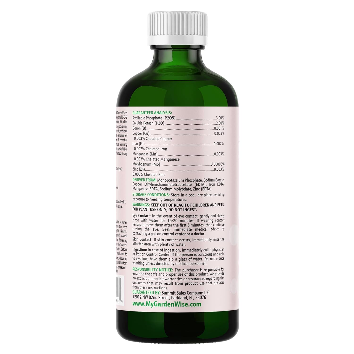 0-3-2 Giant Bloom: Orchid Bloom Enhancer - Orchid Bloom Booster Fertilizer - Orchid Food Concentrate - Chelated Nutrients for Healthy Flower & Reblooms (32 OZ), GW-05030-C-01