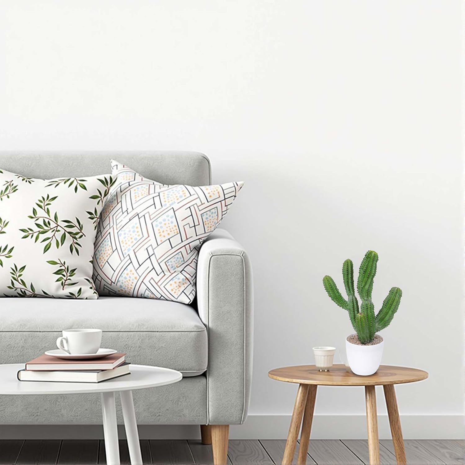 Artificial Cactus 15inch Faux Cactus Fake Succulent Plants for Indoor Outdoor Home Office Garden Decor