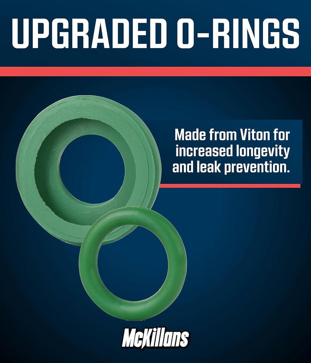 McKillans® Pressure Washer Quick Connect Kit, M22-14mm to 3/8" Male Female Quick Disconnect Kit for Power Washer (Brass)