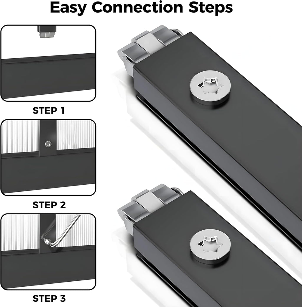 10x12 FT Greenhouse for Outdoors, Polycarbonate Greenhouse with Roof Vent, Enhanced Aluminum Large Walk-in Green House for Garden Backyard
