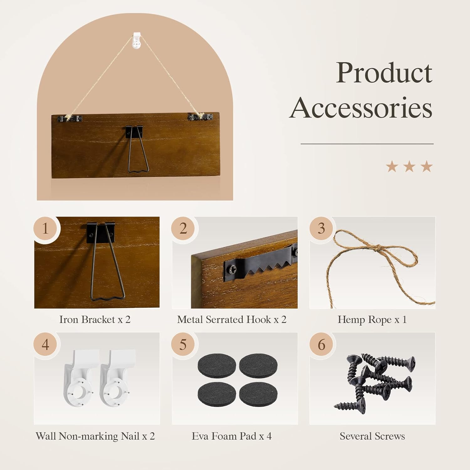 Bemaystar Personalized Family Name Wooden Sign, Family Established Sign, Home Gifts for housewarming, Wedding Gift, Mother's Day Gift, Rustic Farmhouse Decor Sign 16" x 6"