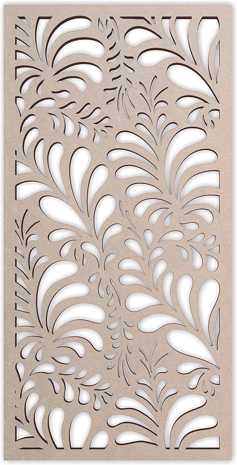 Wooden Flower Pattern Lattice - Home Decor Mandala Wall Art, Wall Panels, Overlays, Trellis, Privacy Screens & Yard Decor