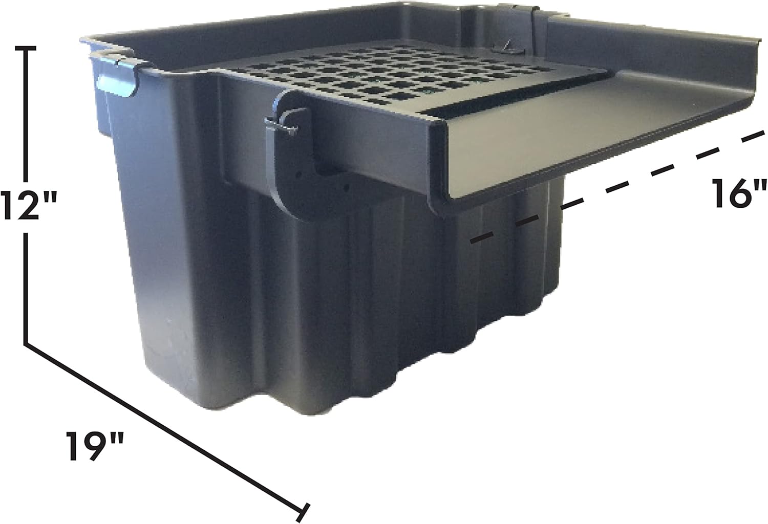 HALF OFF PONDS 16-Inch Filtering Waterfall Spillway for Ponds and Waterfall Streams up to 4,000 gallons. Includes Filter Media