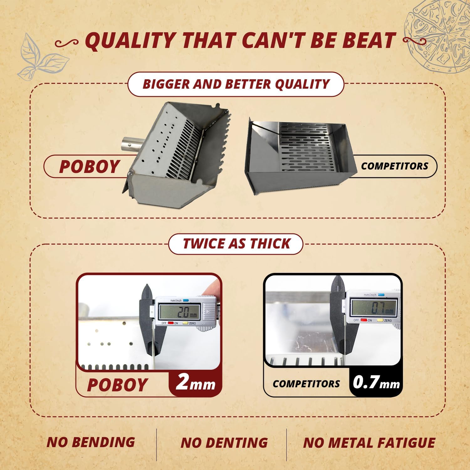 Outdoor Pellet Pizza Oven - Original Pellethead PoBoy Wood Fired Portable Grill with Peel, Blower, 13" Pizza Stone Accessories Kit