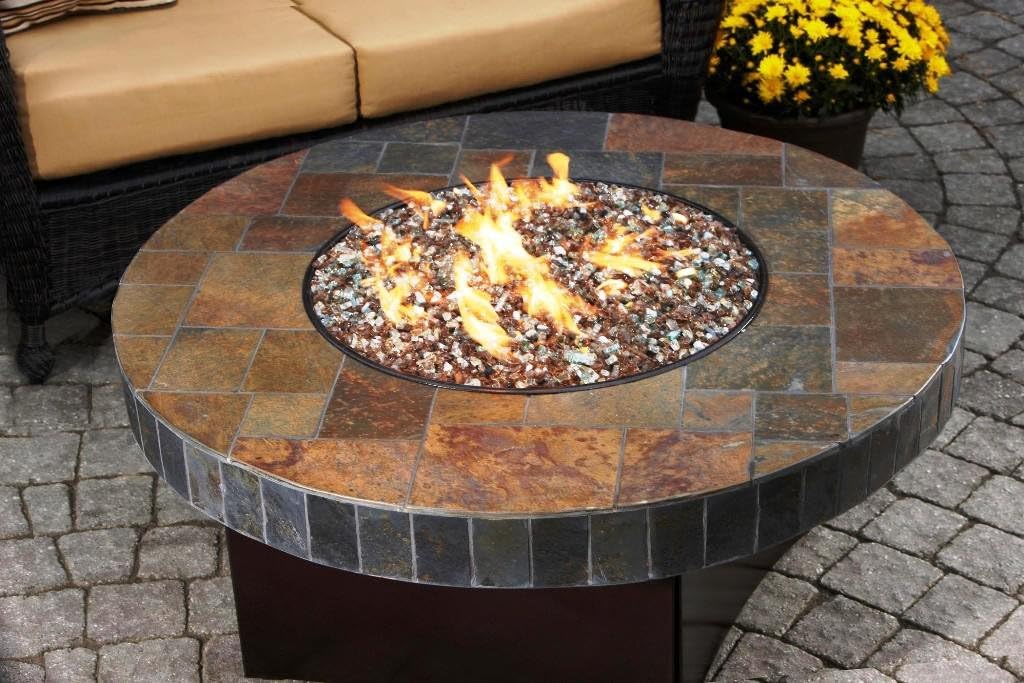 Stanbroil Stainless Steel 24" Round Flat Fire Pit Burner Pan w/18 Fire Ring Installed, BTU 147,000 Max