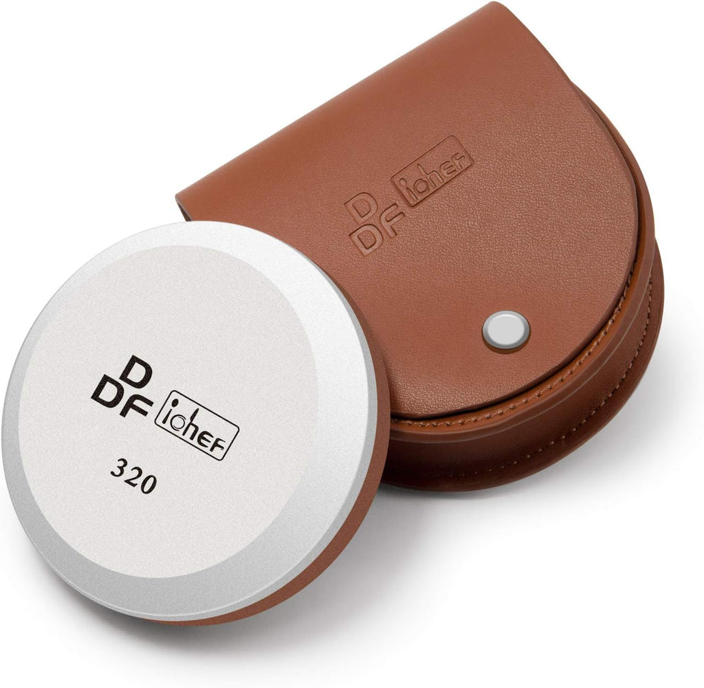 DDF IohEF Axe/Hatchet Sharpening Stone 180/320 Grit, Professional Whetstone & Tool Sharpener, Axe Sharpener with Portable Bag