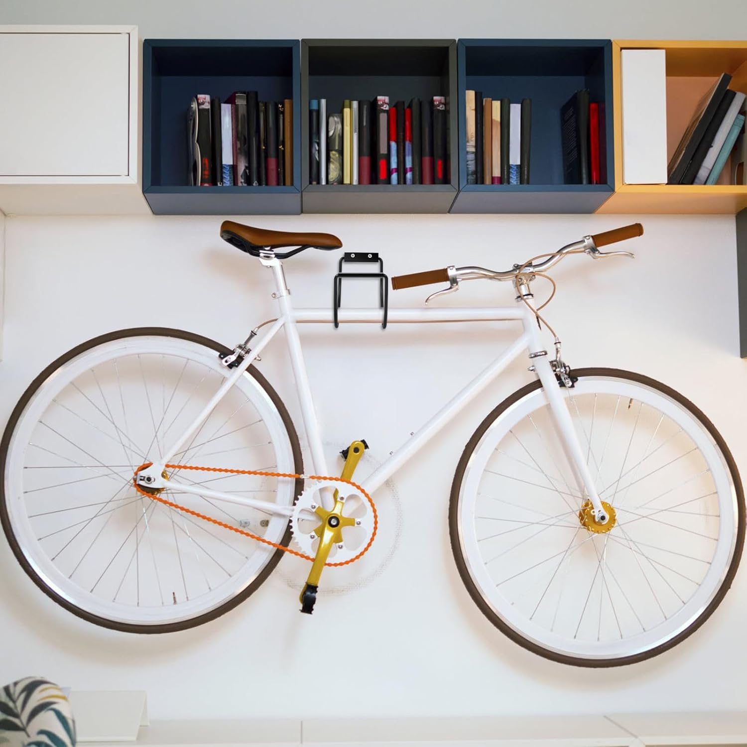 Garden Hose Holder Wall Mounted,304Stainless Steel Solid Hook Holds Up to 150Ft - Black