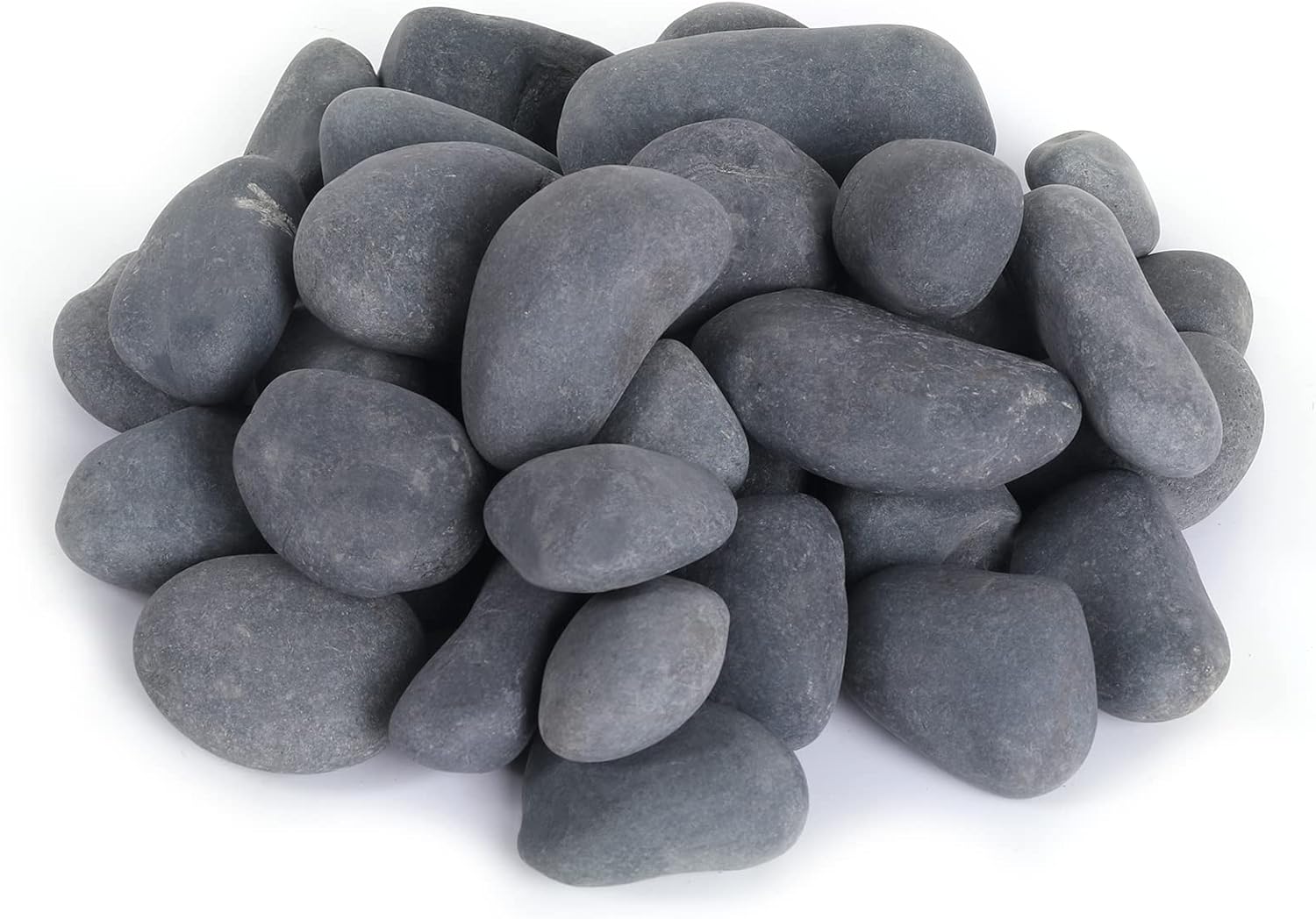 11LB Stone Pebbles River Rocks, 100% Natural Hand-Picked Premium Decorative Pebbles, Ideal for Garden Landscaping, Home Decor, Aquariums, Painting, Crafting and Gifts, Onyx Black