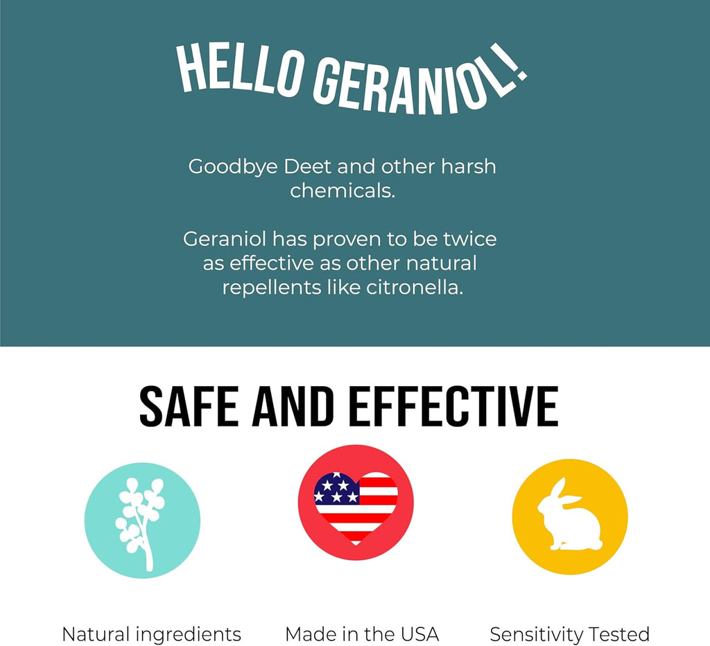 Quitch Mosquito Bug Repellent Balm, Bug Spray Alternative Insect Repellent Travel Size, DEET-Free Vacation Essentials Cruise Must Have, Natural Bug Repellent Wipes Alternative, Made in The USA