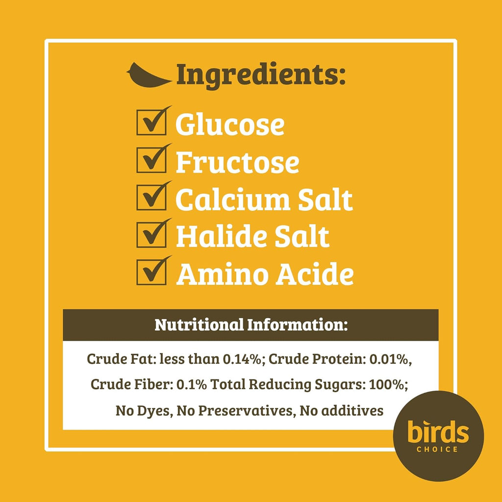 Birds Choice Butterfly Nectar, 7.5 oz Resealable Pouch | Makes Up to 6 Cups of Nectar for Flutterby Feeder | Easy Mix Concentrate Blend of Glucose & Fructose to Help Attract Butterflies