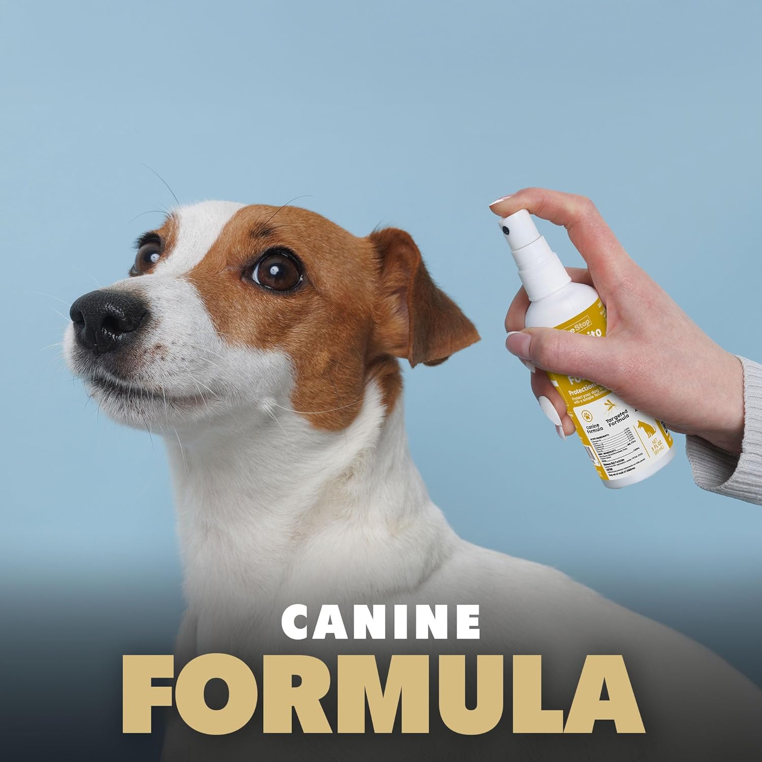 Mosquito Repellent Spray for Dogs, DEET-Free Travel-Size Bug Spray for Outdoor Protection, 3 oz