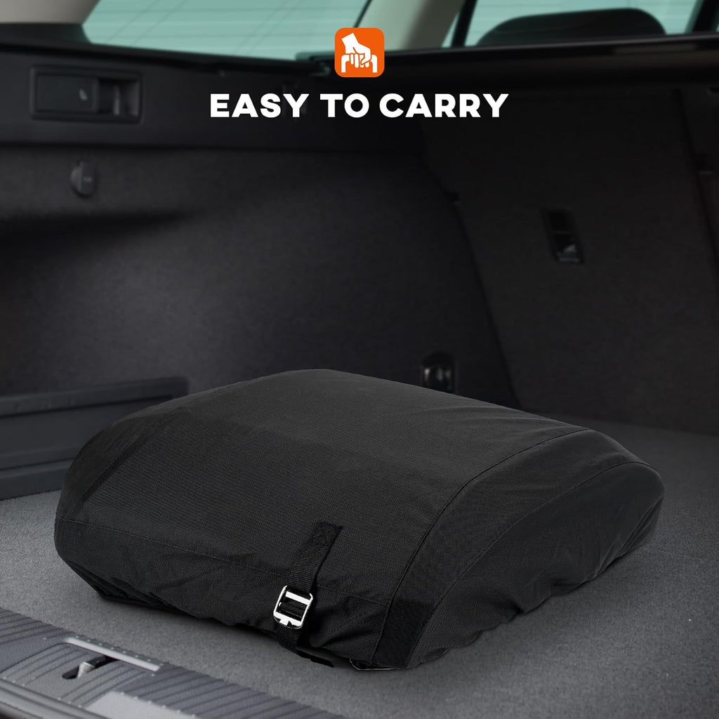 Onlyfire Pizza Oven Cover for Ooni Koda 16, Heavy Duty Waterproof Weather Resistant Dust-Proof Pizza Protective Carry Cover, Black