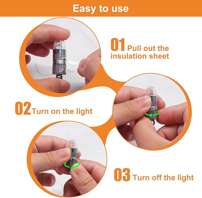 SumDirect Pack of 12/30/50/100 Colorful LED Mini Non-Blinking Lights for Paper Lanterns Balloons Floral Wedding Halloween Christmas Party Decoration Centerpieces (12, White)