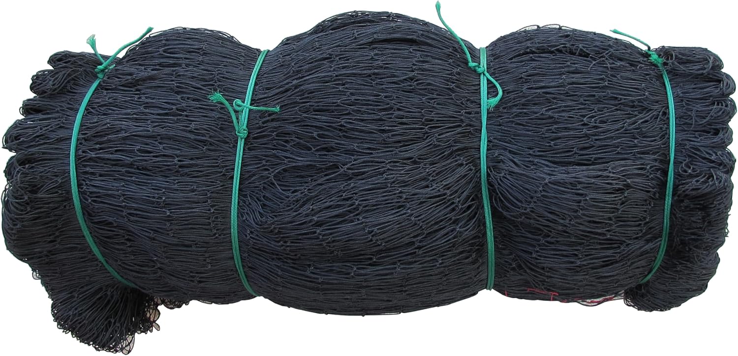 Poultry Netting 1" or 2" Mesh Heavy Knotted Nets Aviary Gamefowl Quail Chicken Bird Block Net Long Lasting Break/Burst 85/245 lb Polyethylene 8-10 Year Lifespan (50' X 150', 1)