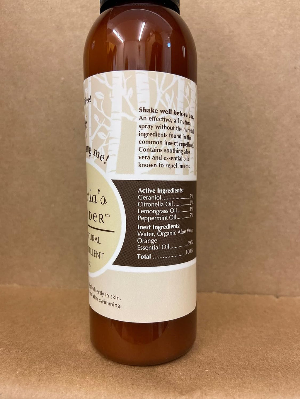 Victoria's Lavender Organic Don’t Bug Me Insect Spray DEET-Free, Made with Plant Based Essential Oils & Aloe Vera - Made in The USA - (2 Fl Oz Plus 4 Fl Oz)