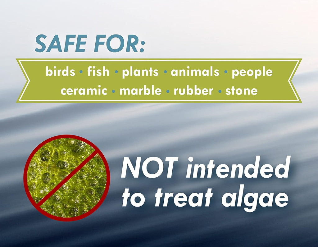 Sanco Bird Bath & Fountain Maintenance, Fast-Acting Enzyme-Based Formula Will Extend The Life of Your Water Feature, Aid in Maintaining a Balanced Ecosystem, 16 oz