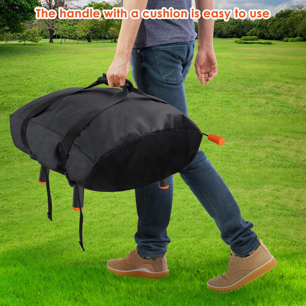 Pizza Oven Carry Case for Blackstone 2238 Leggero Tabletop Pizza Oven, 600D Waterproof Dustproof Blackstone 2238 Pizza Oven Cover/Carry Bag 2 in 1, Outdoor Oven Accessory