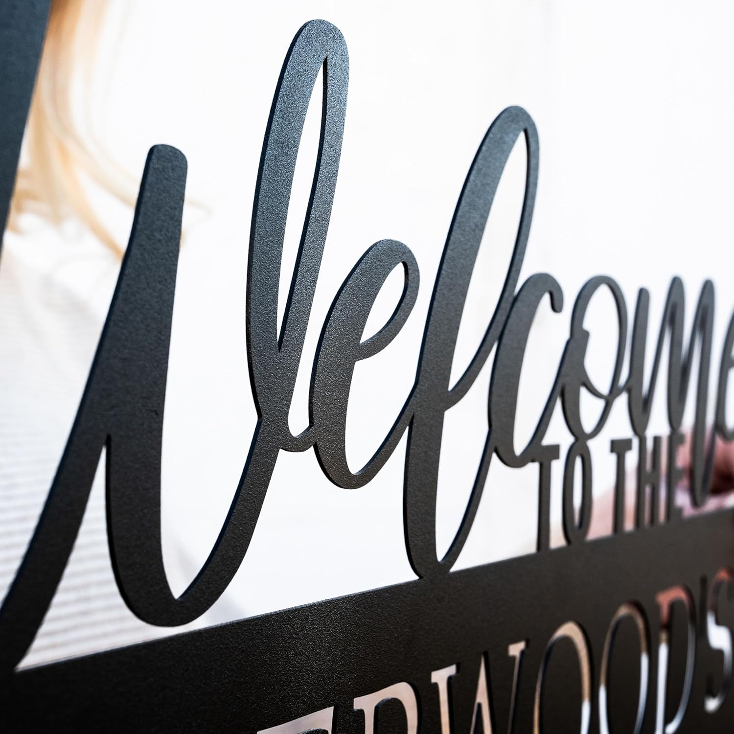 Personalized Welcome Name Sign Outdoor Last Name Sign Personalized Family Name Sign Custom Home Decor Custom Wedding Gift Housewarming Gift