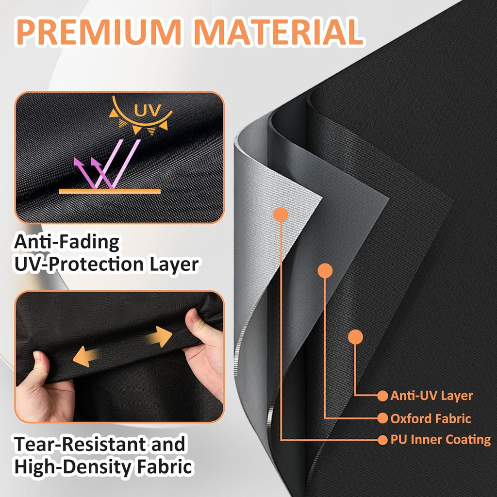 Pizza Oven Cover for Blackstone 22" Portable Pizza Oven 6964 6962 6961 6960 6963, Waterproof 5559 Blackstone Pizza Oven Conversion Kit Cover, Heavy Duty Cover for Pizza Oven