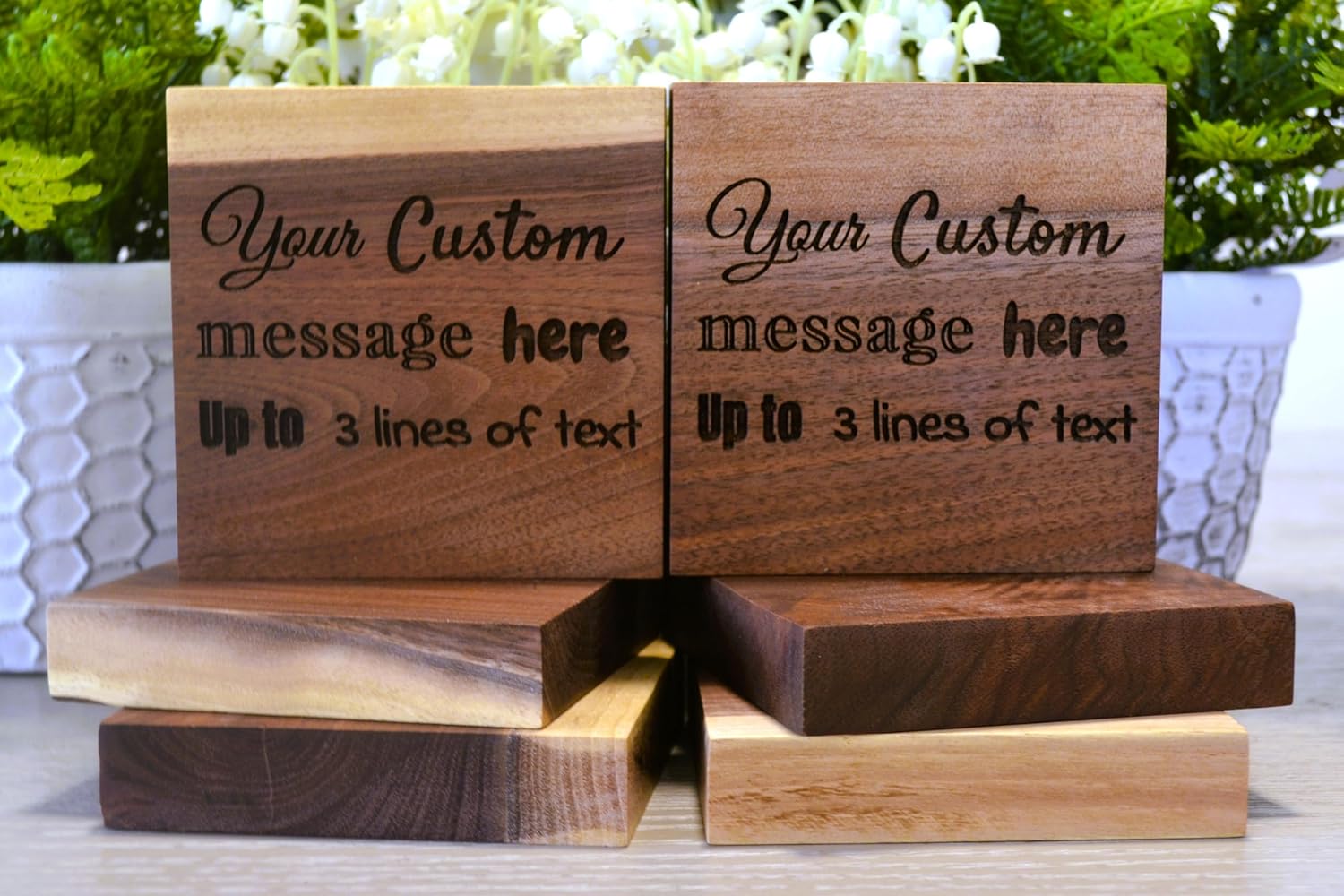 Personalized Cabin Sign Engraved Live Edge Walnut with Bark Custom Wood Family Name Address or Established Date Outdoor Inside Wall Handmade Unique Rustic Décor Gift (Cabin Lakehouse or Any Text Sign)