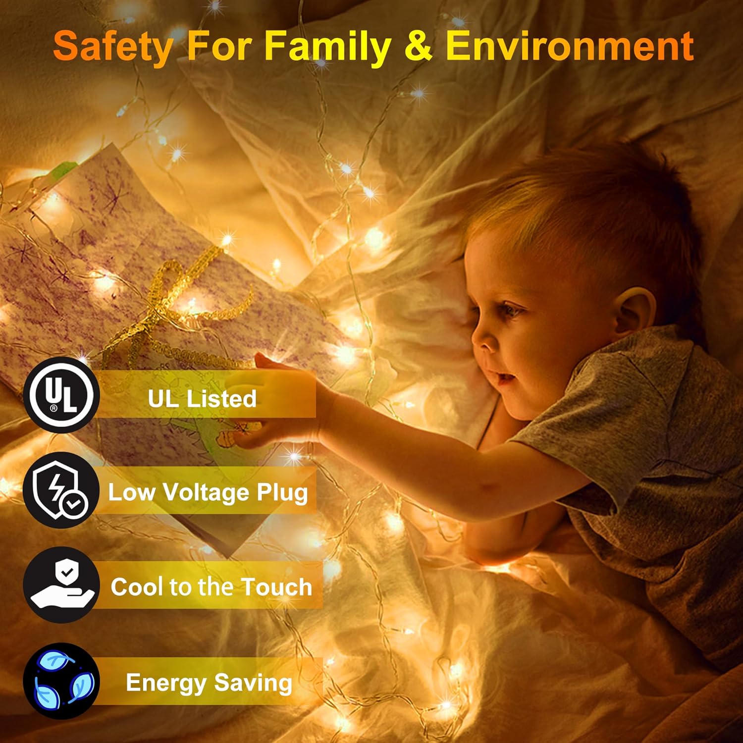 750LED Christmas Lights Outdoor Use, 240ft 12 Modes Warm White LED String Lights with Timer Dimmable, Waterproof Christmas Tree Lights for Xmas Patio Yard Fence Balcony Garden Decor Warm White