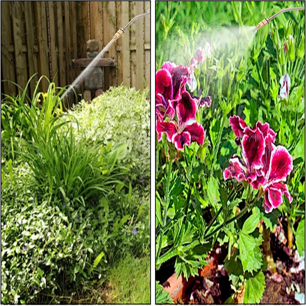 Hand Pump Sprayer Stainless Steel Sprayer for Indoor and Outdoor 2 Gallon Sprayer 20 in Wand 3.3 FT Hose