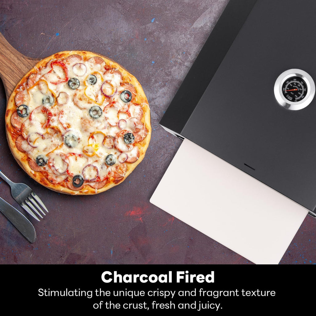 Ayiusedeza Outdoor pizza oven, a convenient pizza oven with a handle for grilling, suitable for use in courtyards and gatherings (pizza)