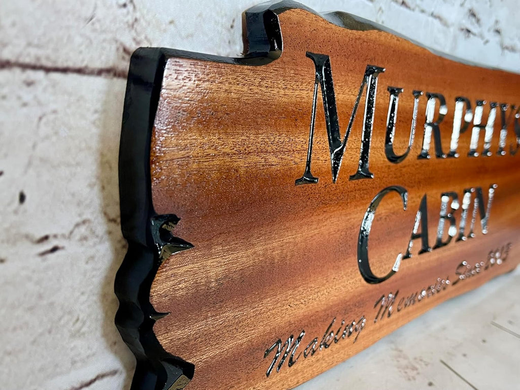 Custom Wooden Signs, Personalized Wood Signs, Custom Wood Signs, Personalized Cabin Signs, Outdoor Wooden Sign, Family Name Signs (Murphy Style)