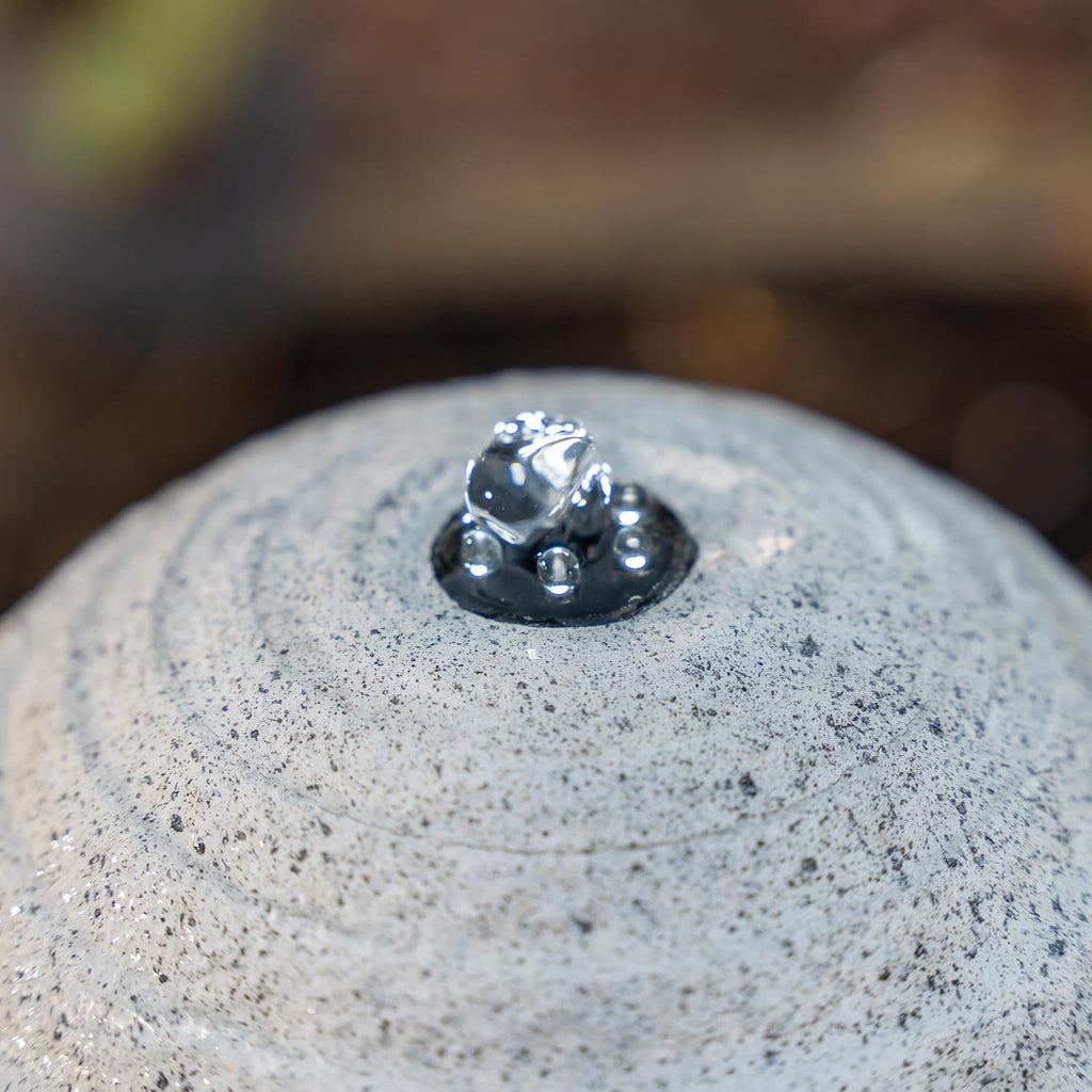 Xbrand 41" Modern Sphere Curve Cascading Fountain, Resin