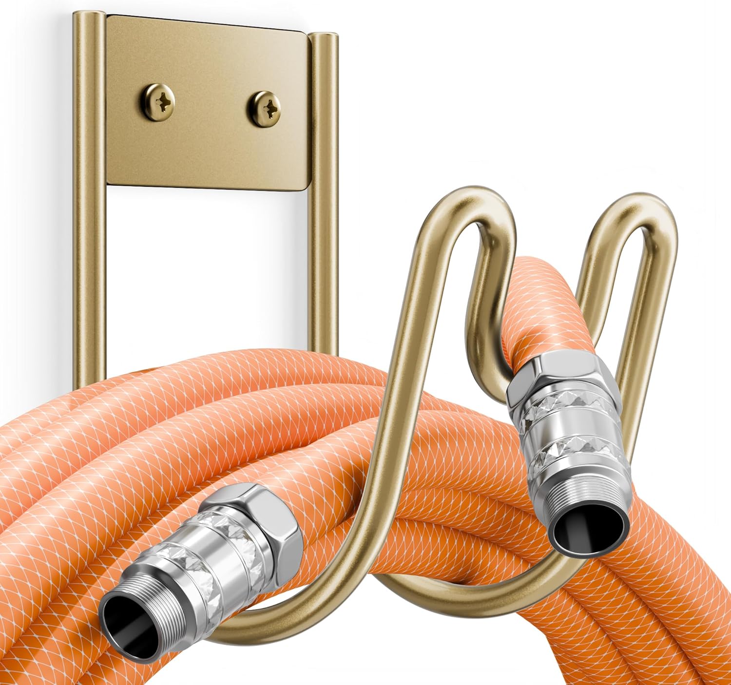 Bronze Metal Garden Hose Holder - Wall Mounted Heavy Duty Hose Hanger for Water Hose Extension Cords Vacuum Hose